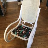 Rocking chair design restauré vintage