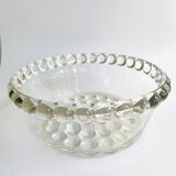 Moulded glass salad bowl