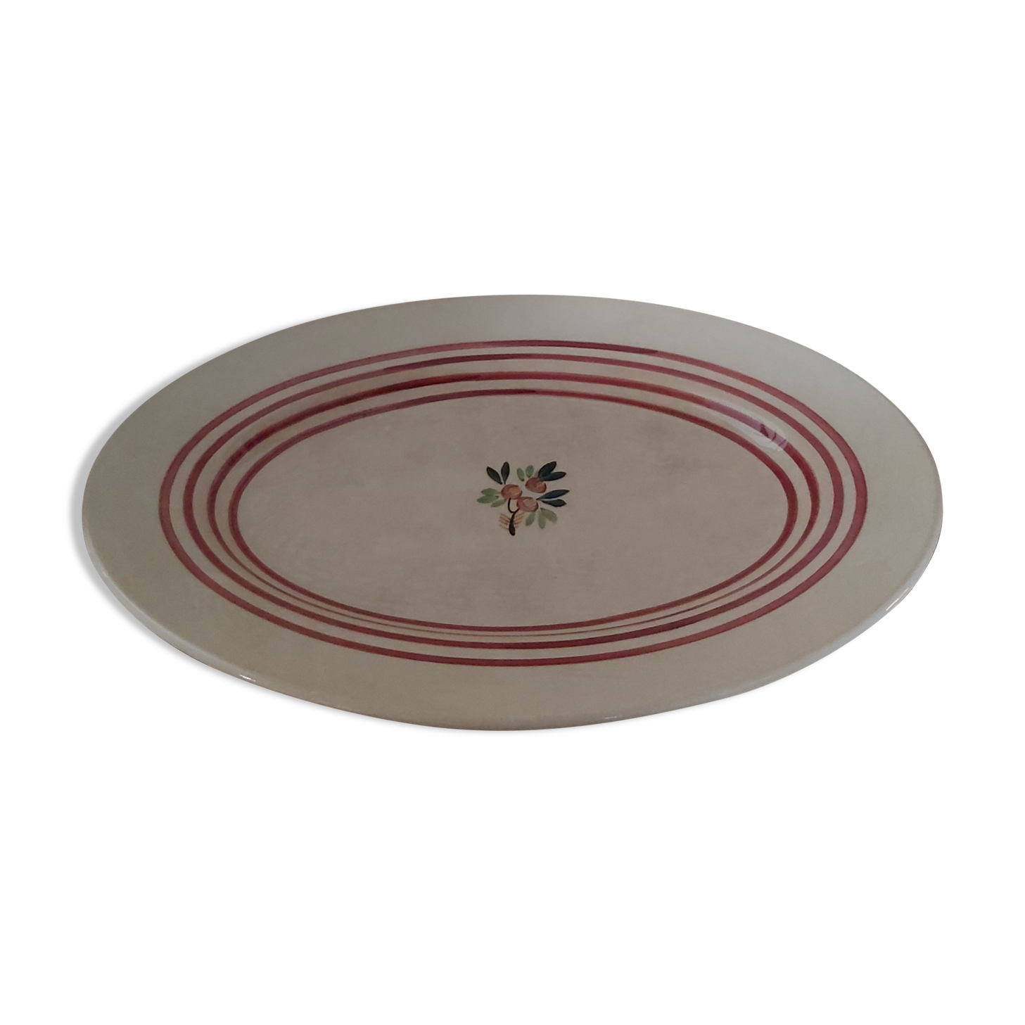 Oval dish Gien