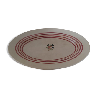 Oval dish Gien