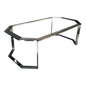 table basse vintage metal