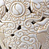 Ceramic sofa tips enamelled Decorative art