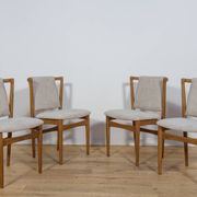 Mid Century Oak Model 171 Dining Chairs from Slagelse Møbelværk, Denmark.
