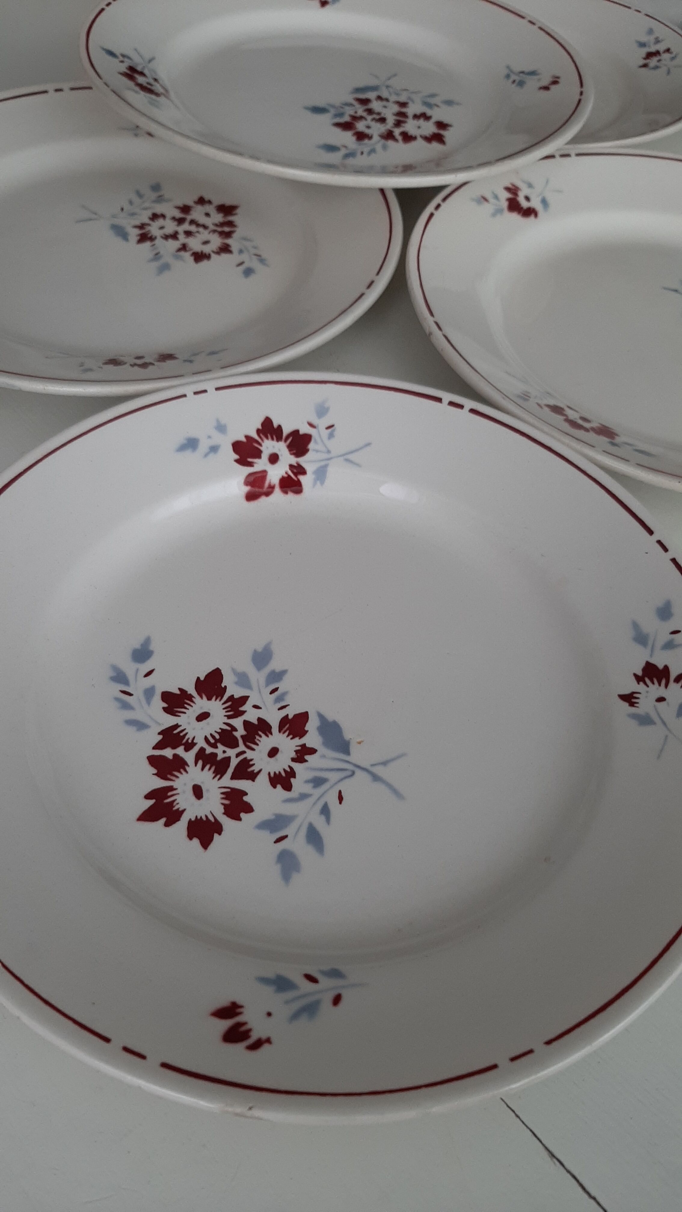 Lot of 5 retro plates