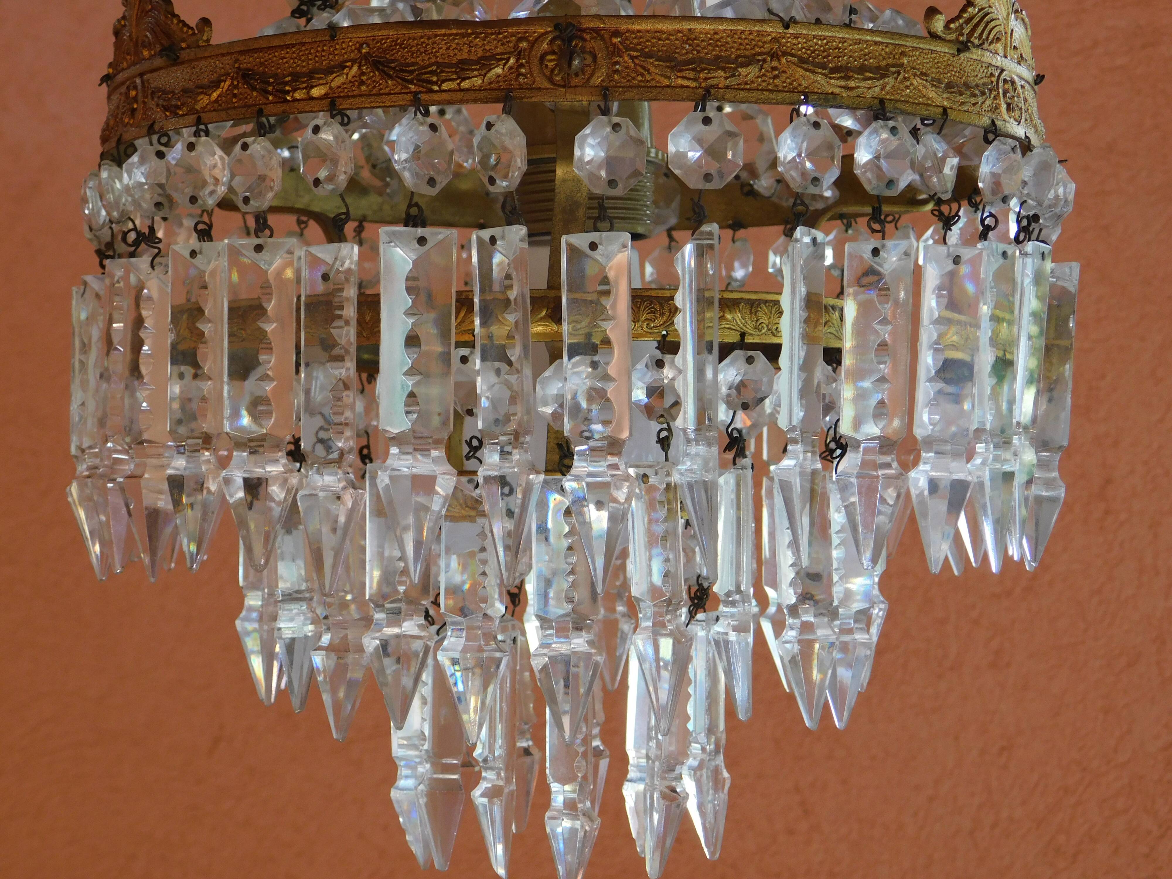 Hot air balloon chandelier with tassels ø 25 cm