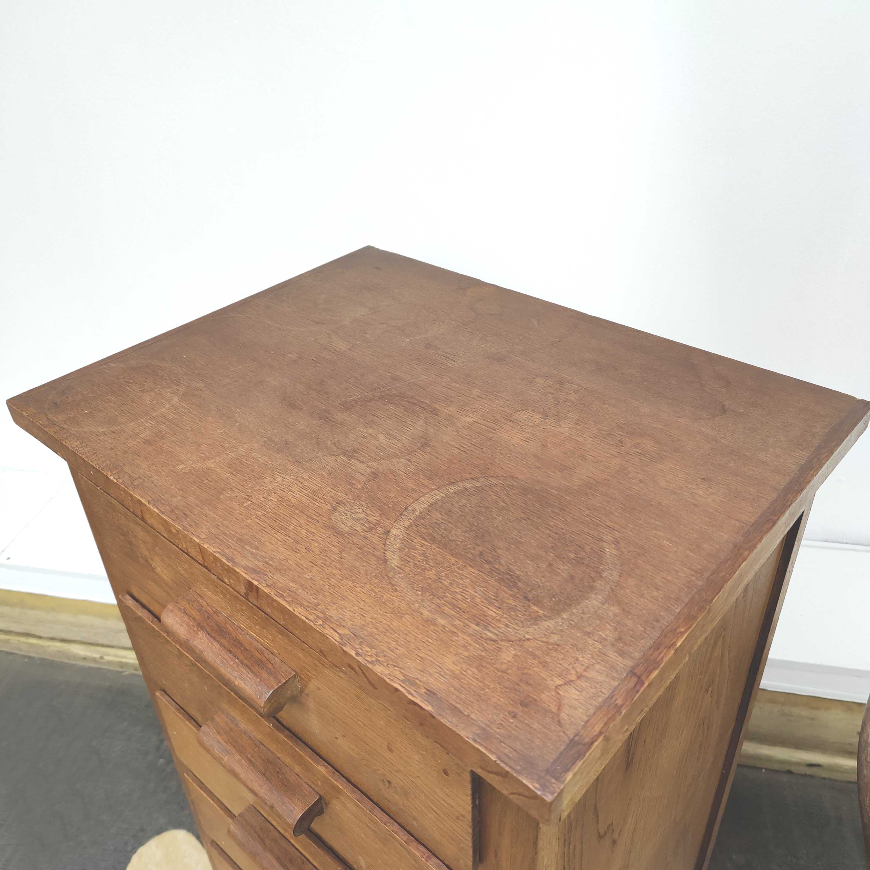 Trade furniture 7 drawers 40s wood oak