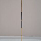 Tripod floor lamp in brass and bakelite 1950
