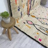 Handmade wool Berber rug 280 X 160 CM