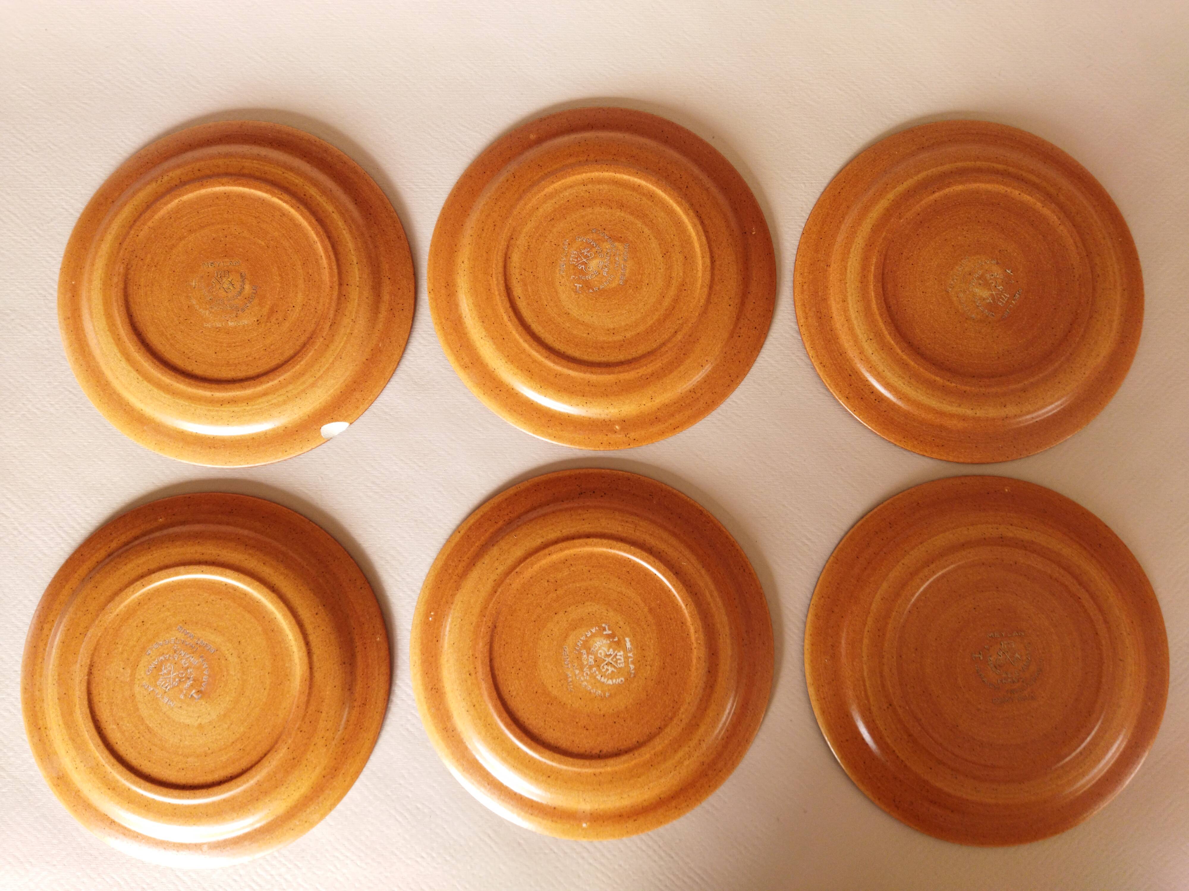 6 assiettes à dessert St Amand Meylan