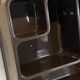 Wall shelf in brown plastic resin design style 1970