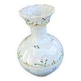 Antique hand-painted glazed ceramic vase