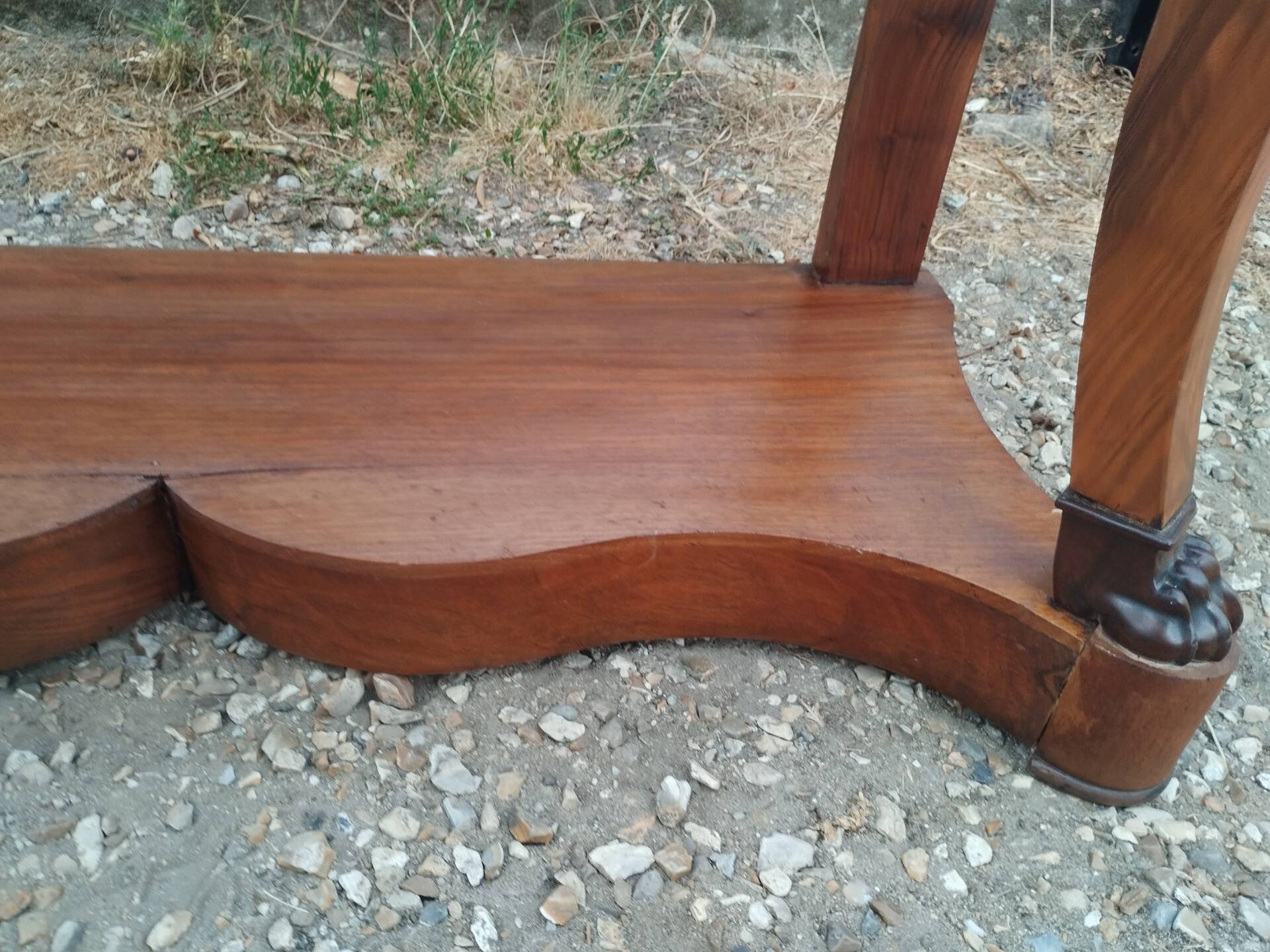 Console from the old Louis Philippe era with a marble top.