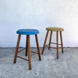 Tabourets vintage pour enfants