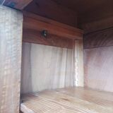 Louis XVI two-door walnut wardrobe