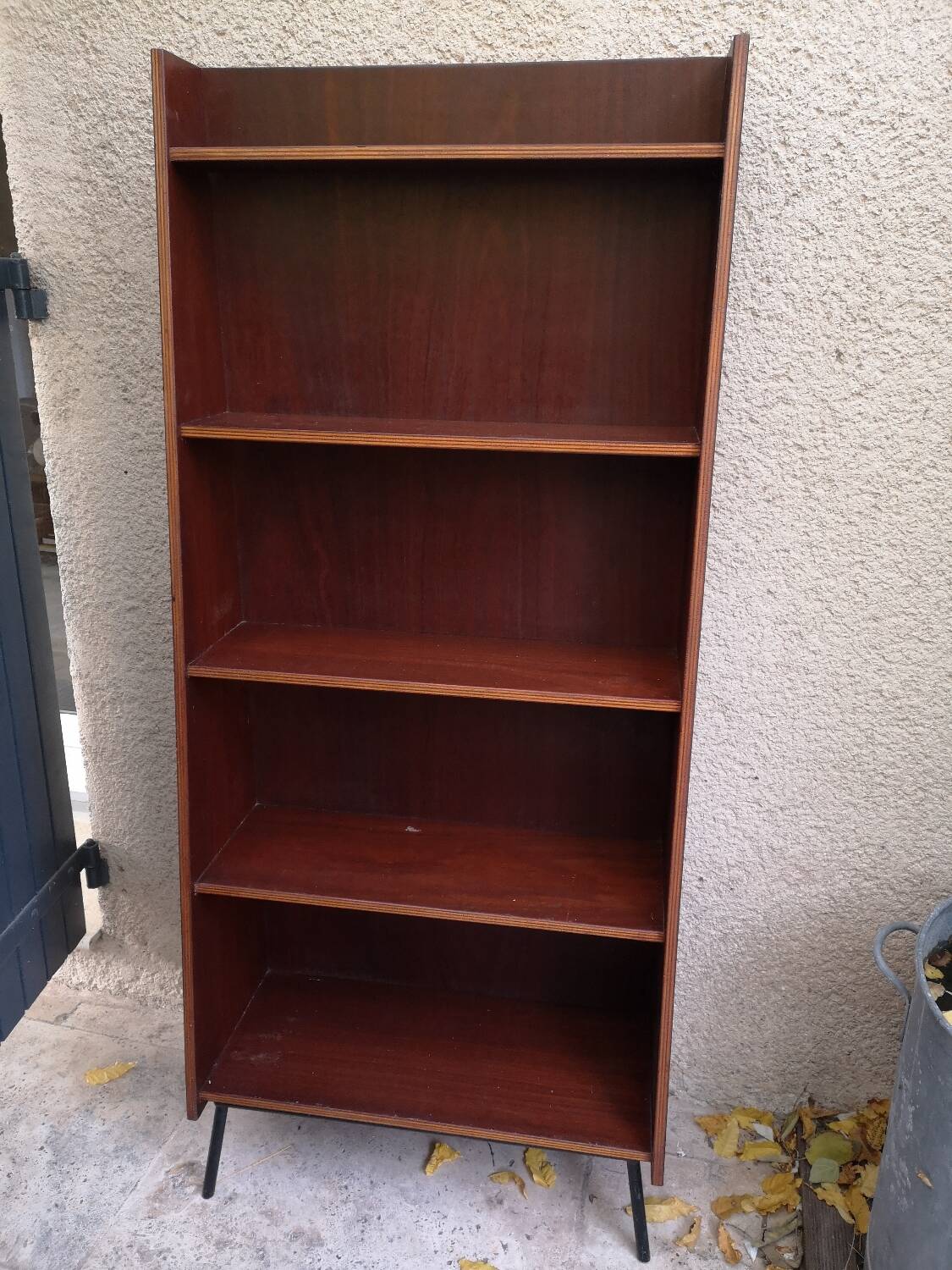 70s bookcase shelf