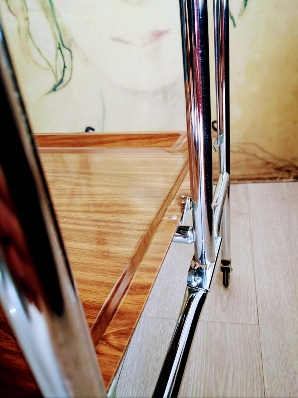 Vintage folding trolley with wheels