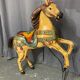 Old wooden carousel horse 1900