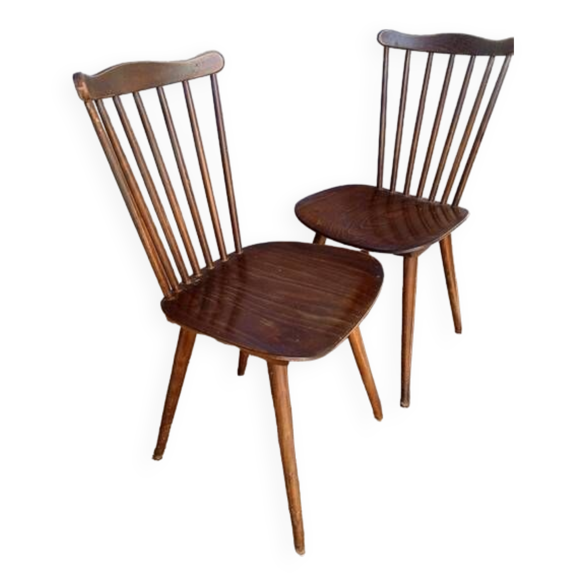 Pair of Baumann chairs, Menuet model, 1960/70