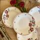 Set of 8 vintage soup plates, Nelly de Salins