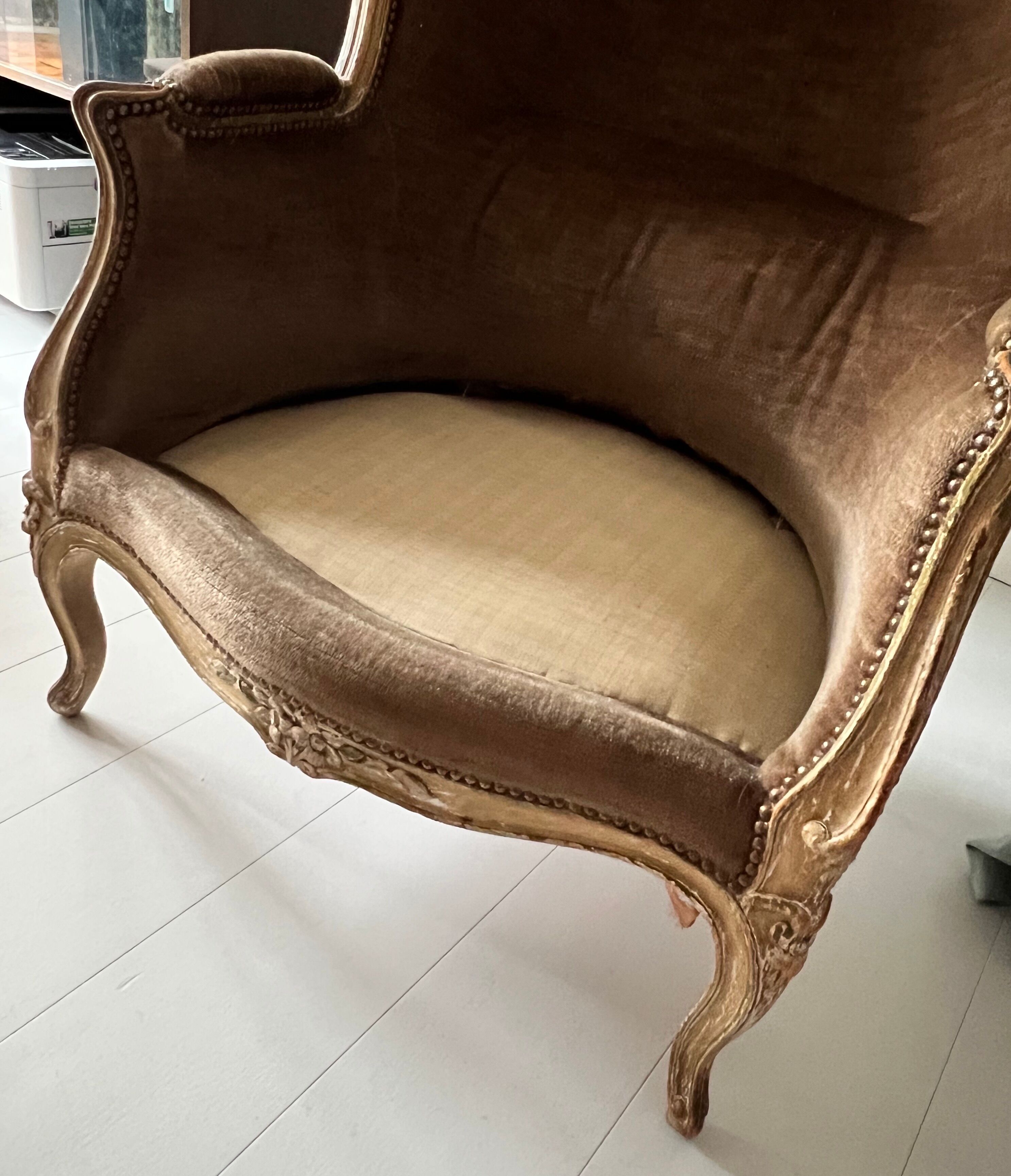Armchair Bergère Louis XV
