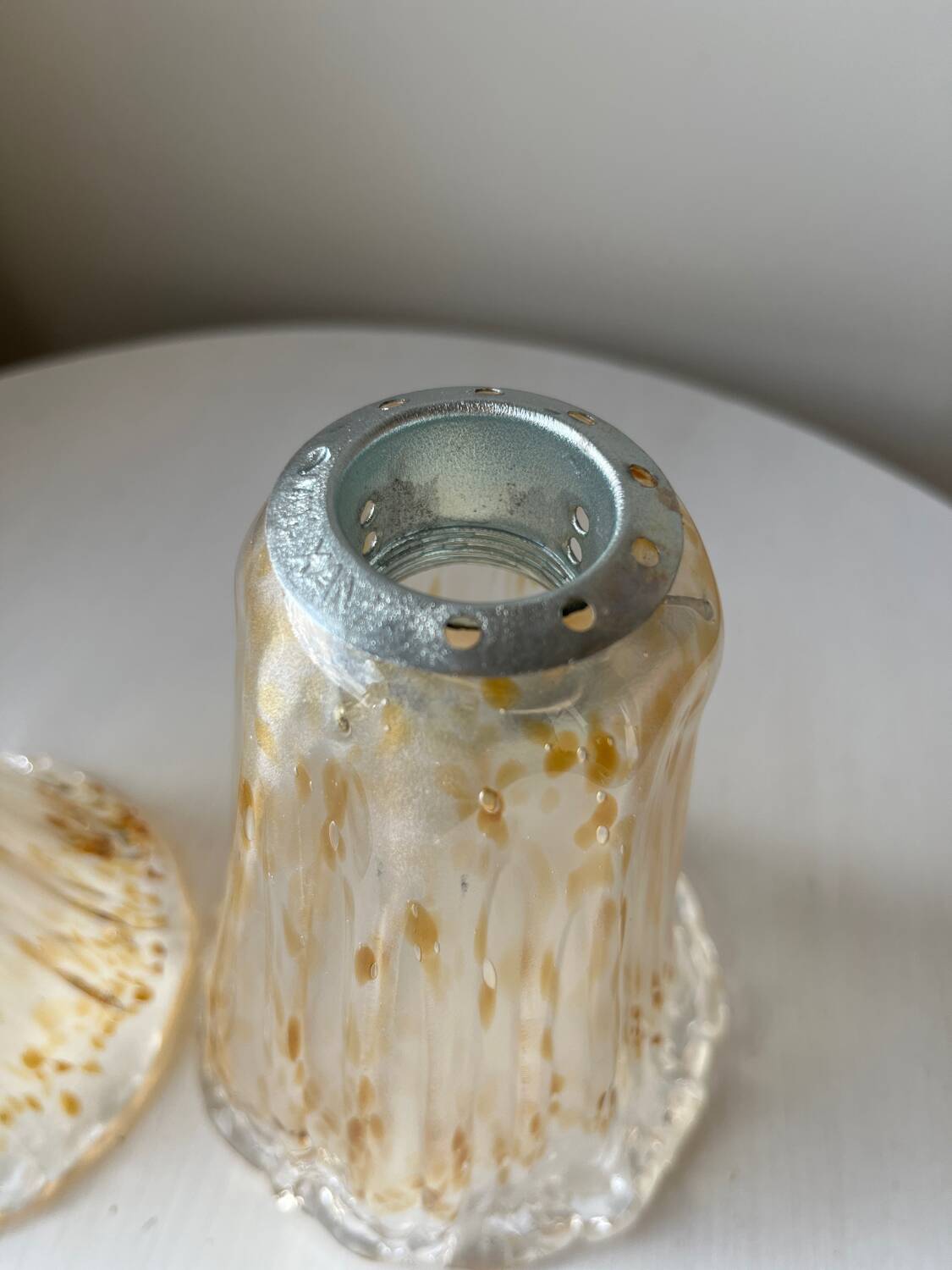 Blown glass lampshades