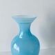 Blue opaline vase