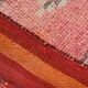 Tapis de couloir Oushak rose et rouge 88x306 cm SK 22815