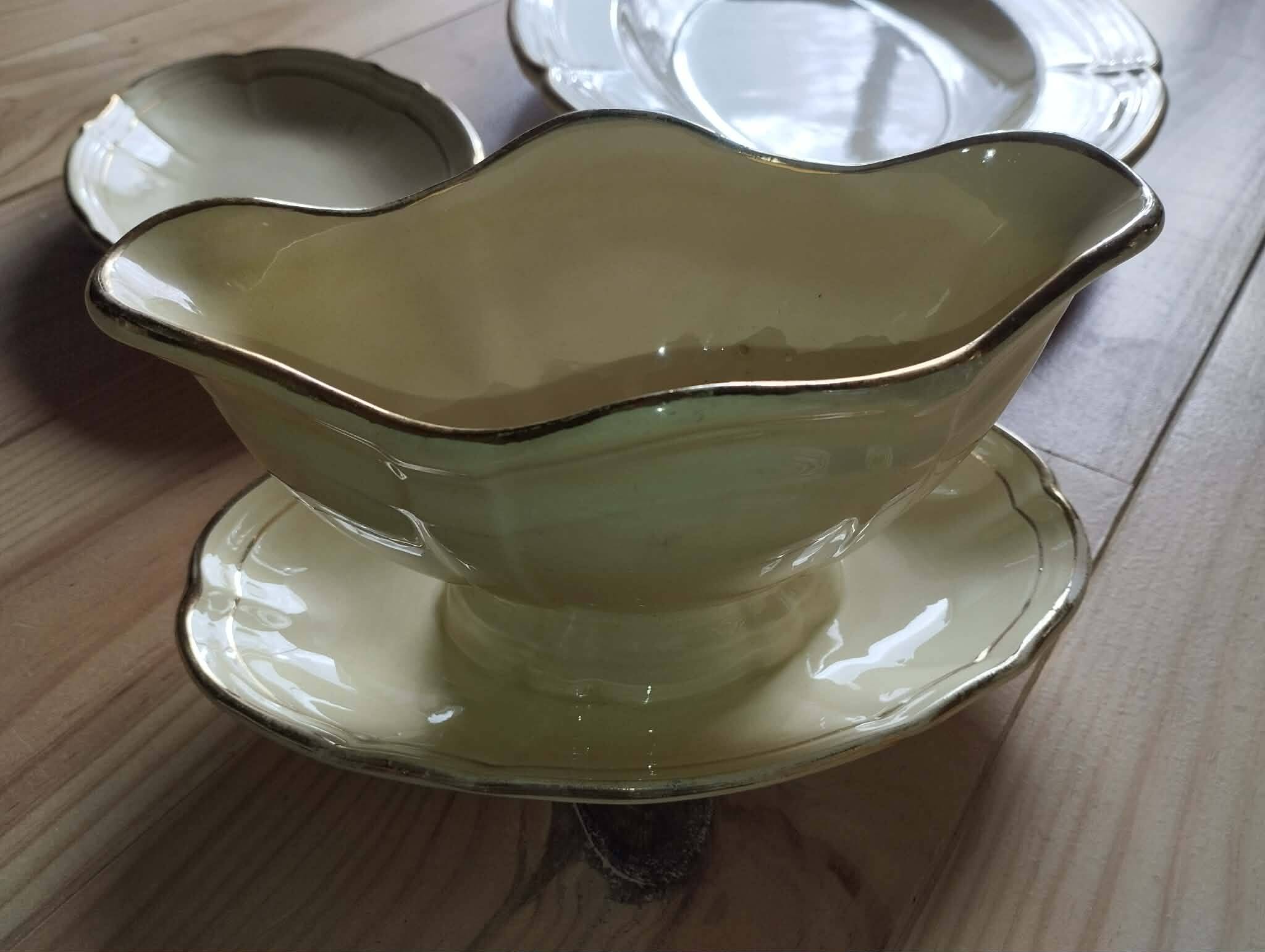 Antique gien table service – niderviller model – exceptional set