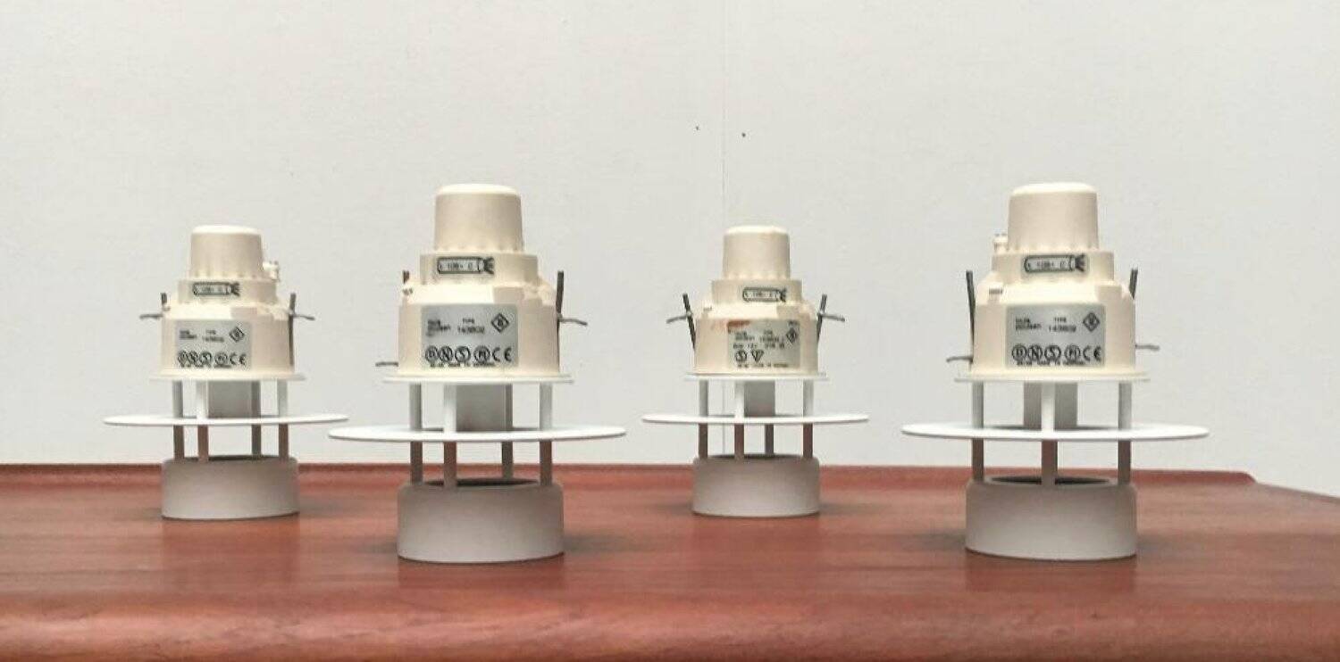 Mid-Century Danish Albertslund Mini Ceiling Lamps by Jens Møller Jensen for Louis Poulsen, Set of 5