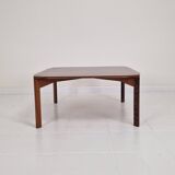 Italian Square Coffee Table in Chamfered Walnut, Stildomus, 1960s