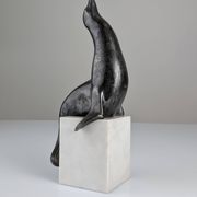 Sculpture de lion de mer Art Déco attribuée à Marcel-André Bouraine, années 1920.