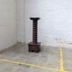 Antique wooden screw
