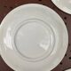 Gien earthenware plates with thistle decoration, set of 6.