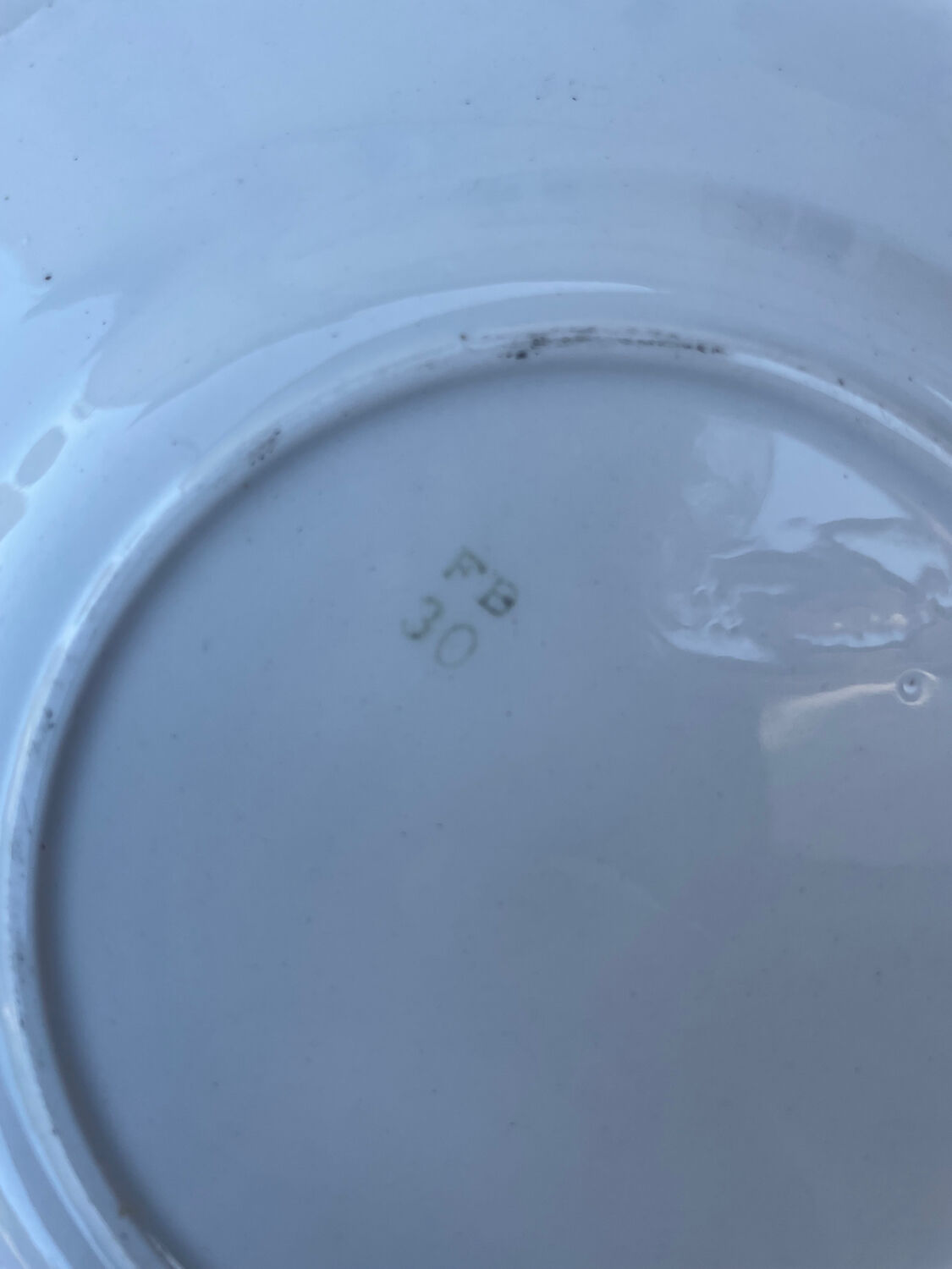 Vintage mismatched plates