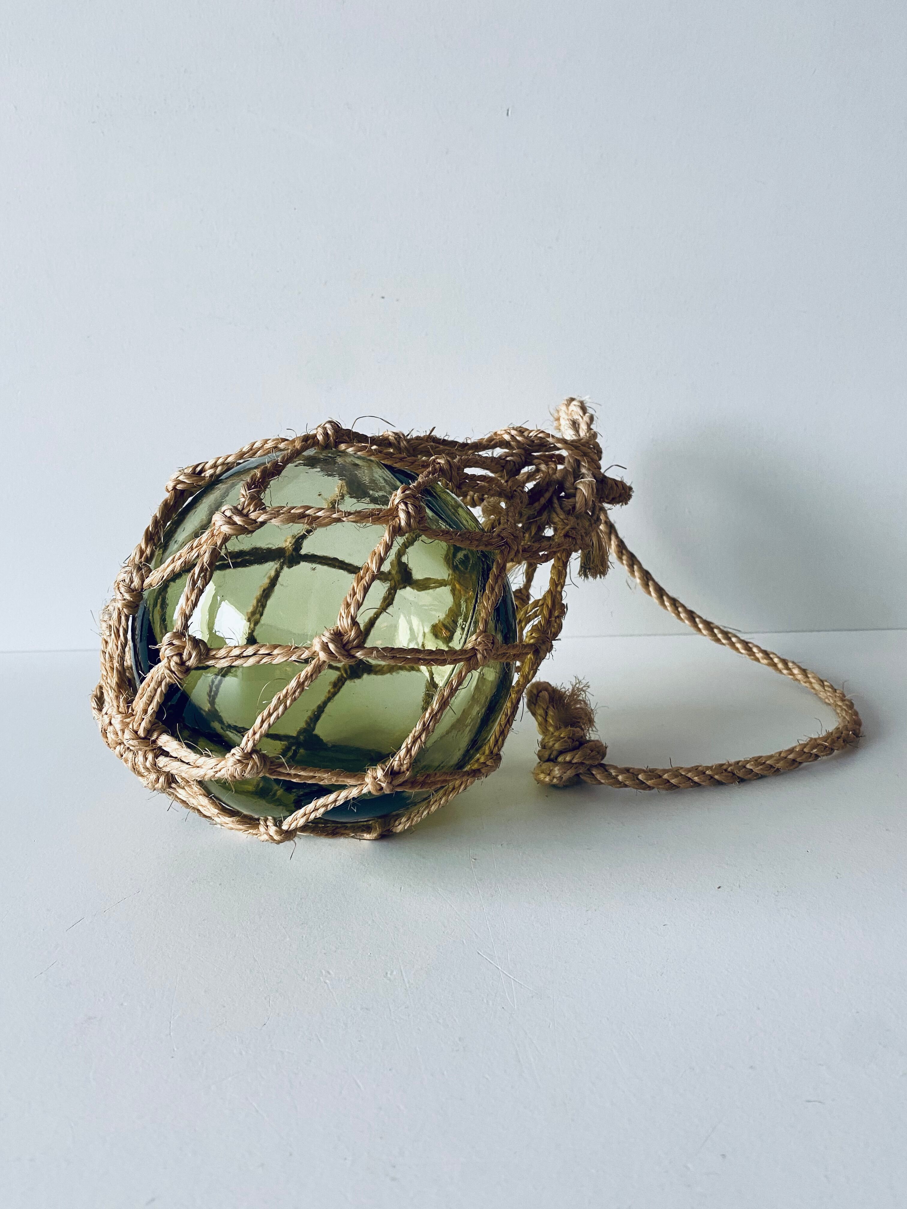 Old glass fishing float
