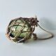 Old glass fishing float