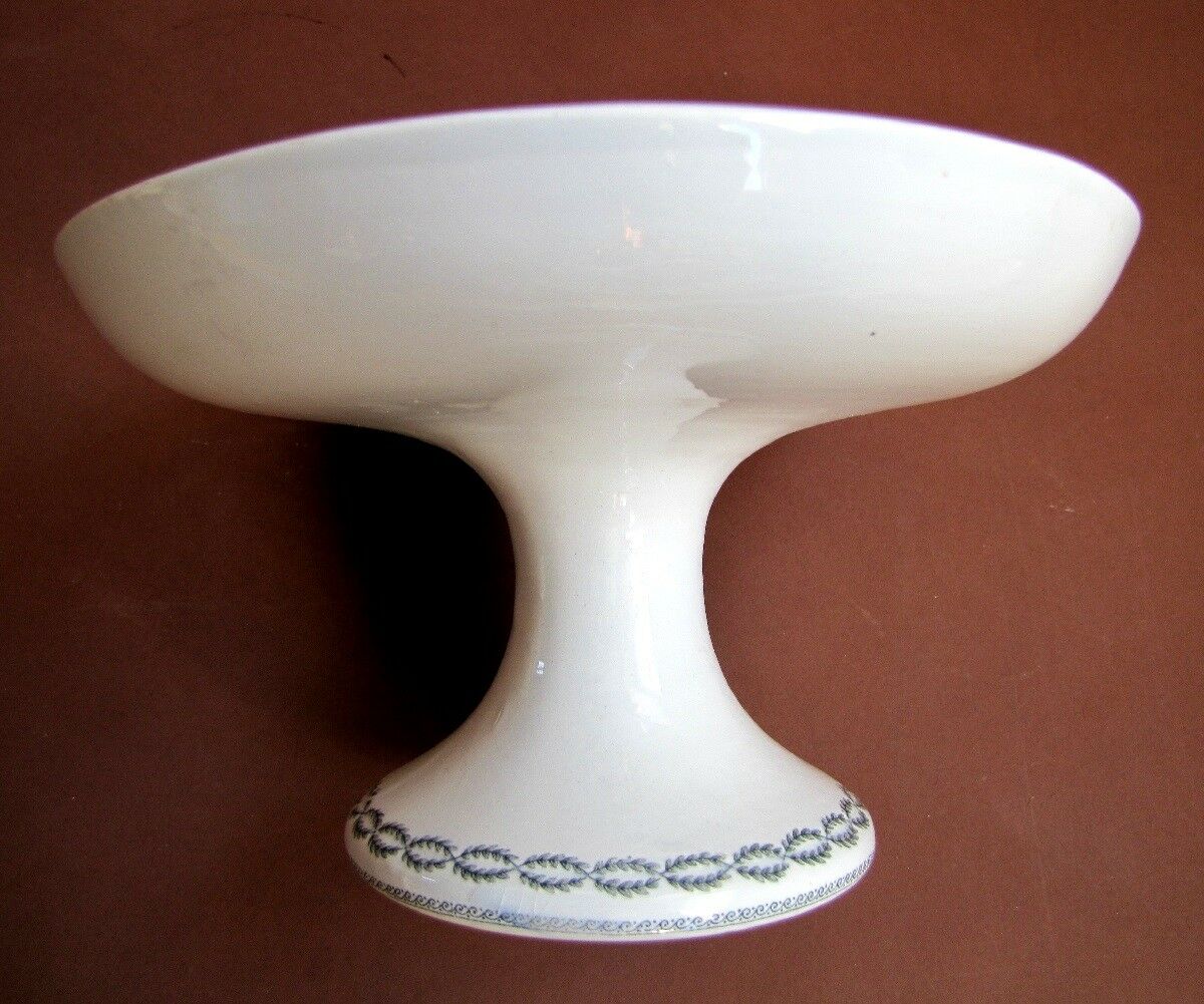 Fruit cup nobilis compotier wreath laurel earthenware of sarreguemines
