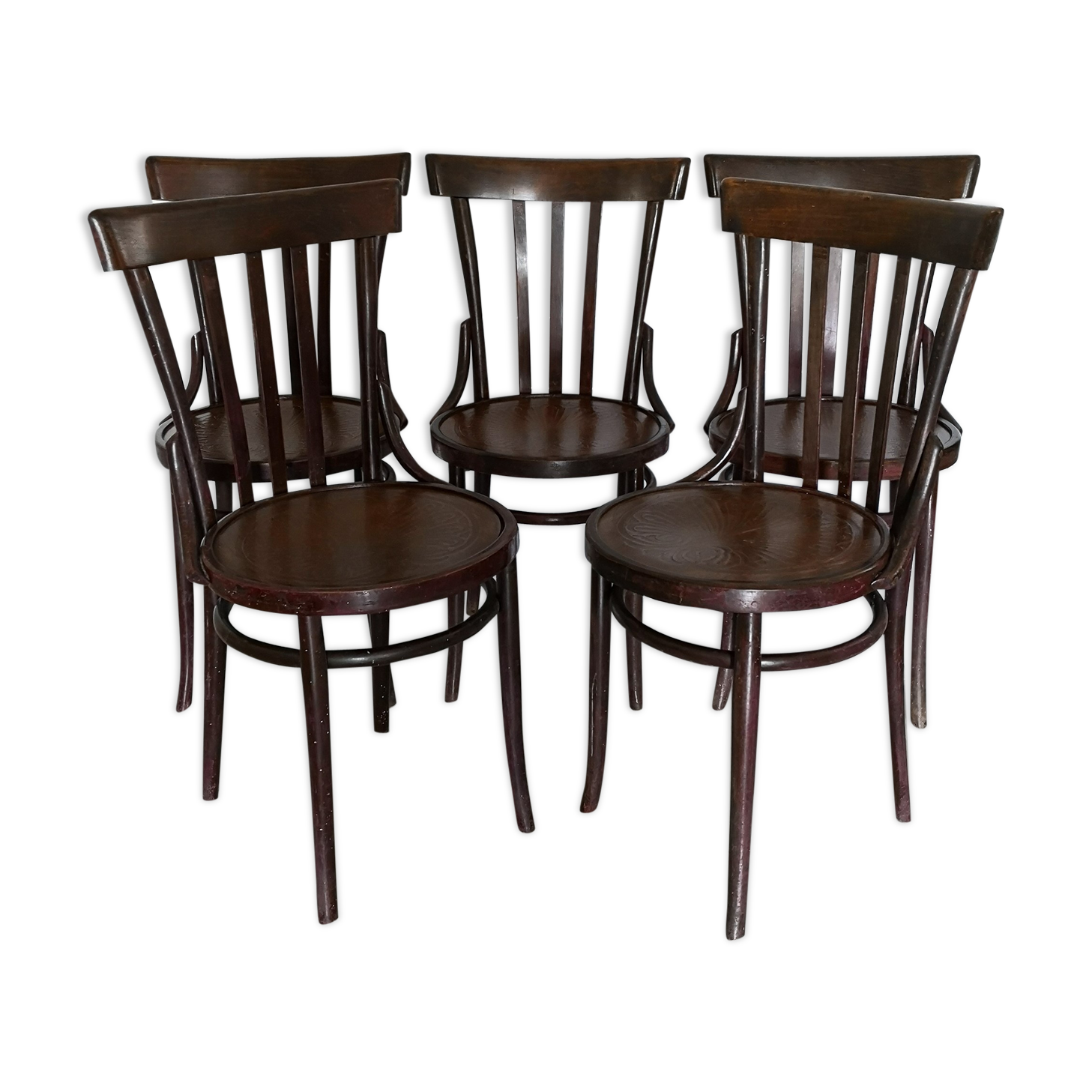 Set 5 bistro chairs