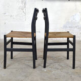 Pair of vintage design chairs - Scandinavian 1960