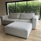 4-seater sofa set and pouf, France Yerres model sofa