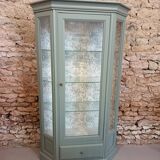 Bronze green display cabinet bookshelf