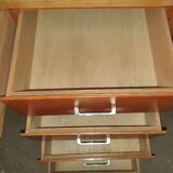 Vintage desk with 5 drawers