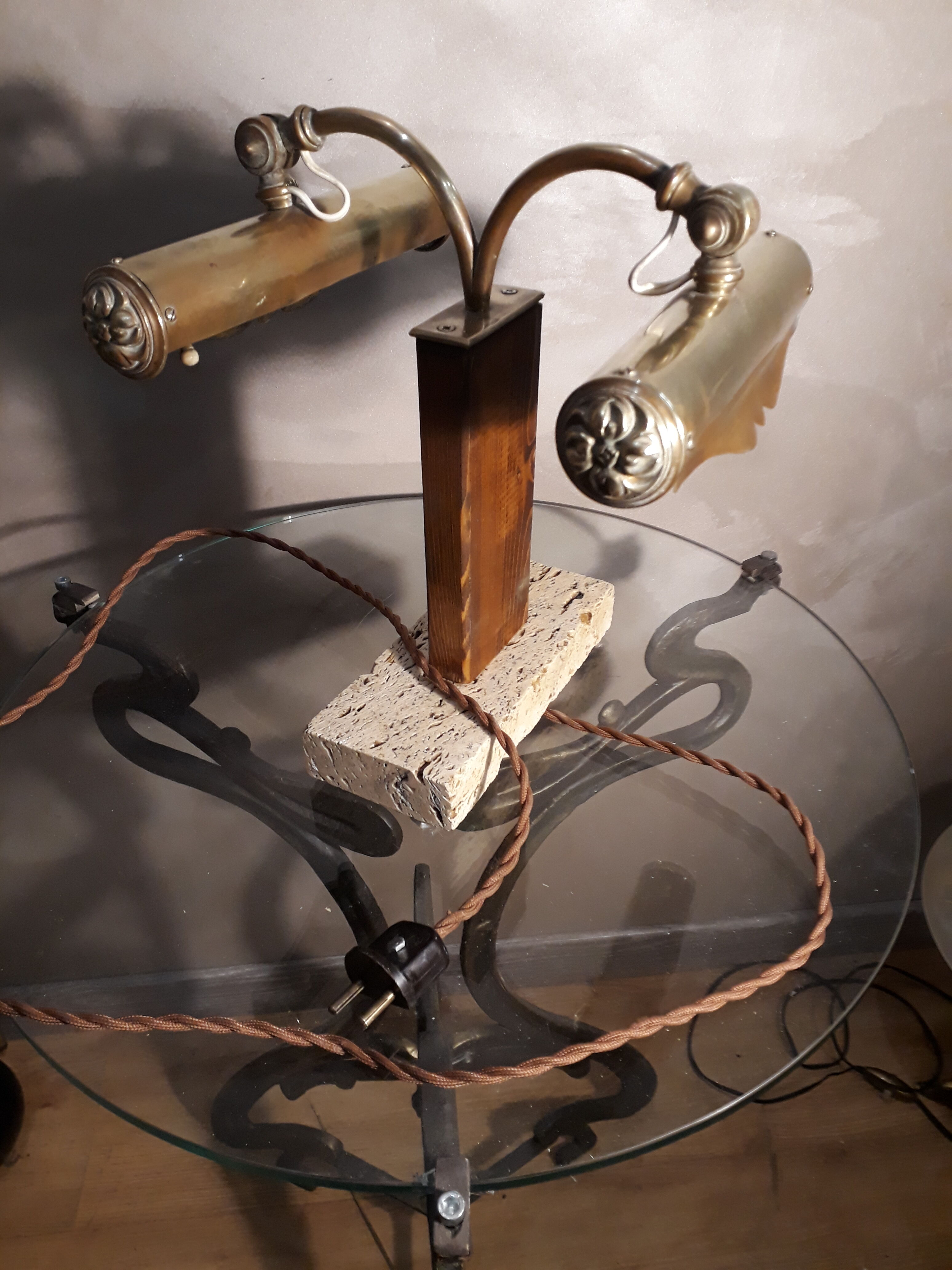 Lampe de bureau de notaire 1920/30 Art Deco