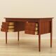 Bureau en teck avec tiroirs, Danemark, années 1970