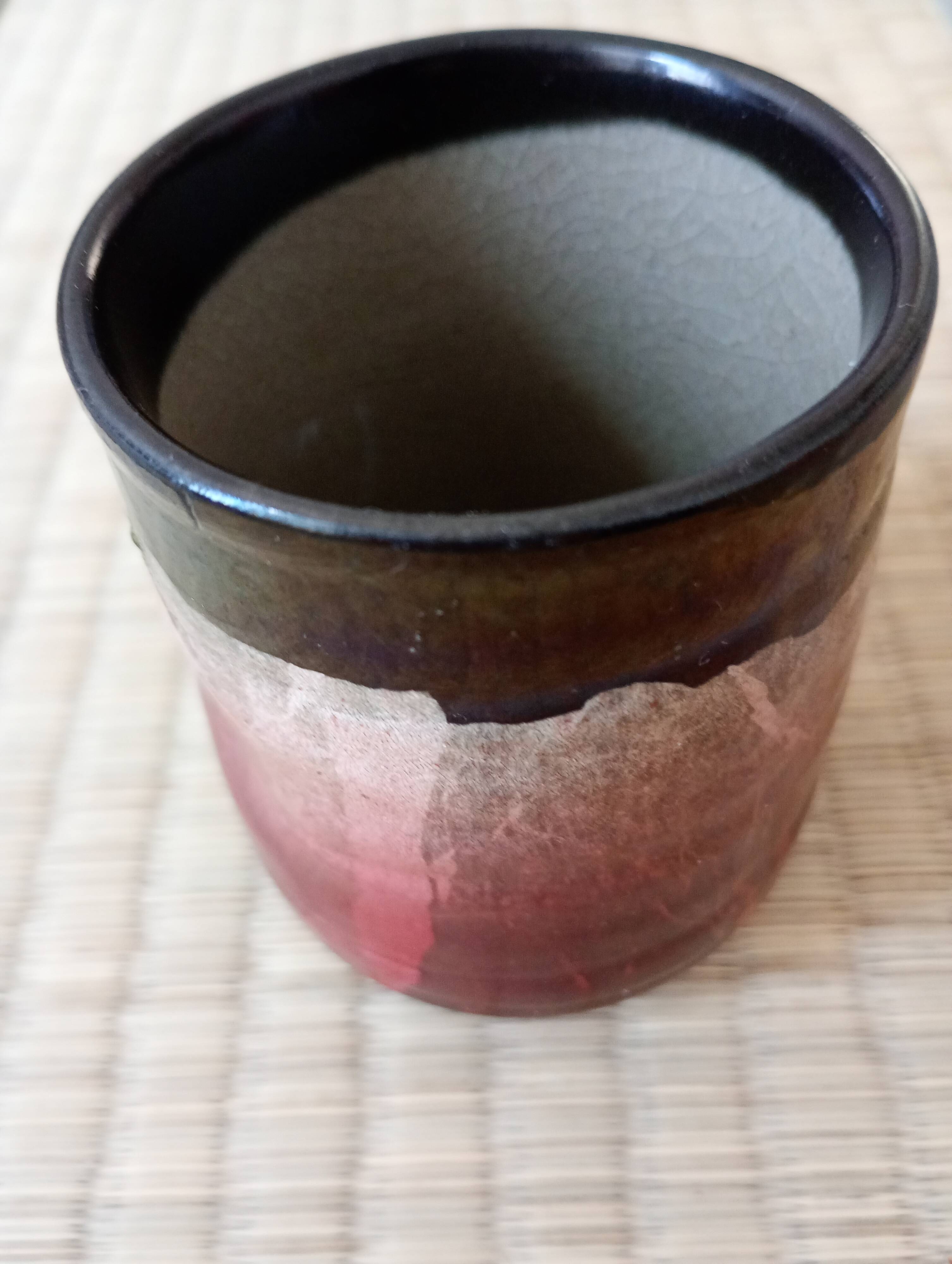 Japanese handmade ceramic teacup