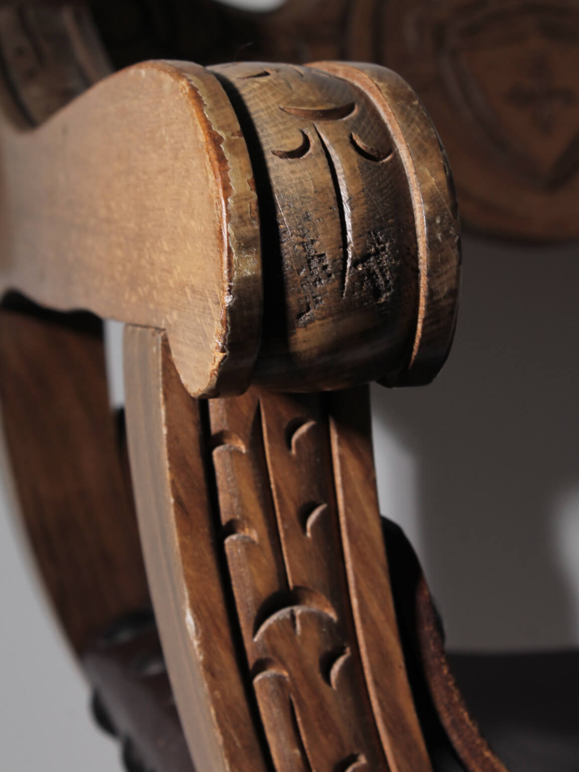Renaissance Revival Dante Oak Chair, 1850s, Sweden
