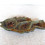 Aperitif dish with fish-shaped compartments