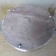 Round mirror tray in chrome-plated brass Art Deco 40s 50s