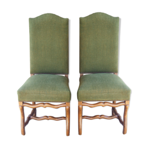 Paire de chaises style