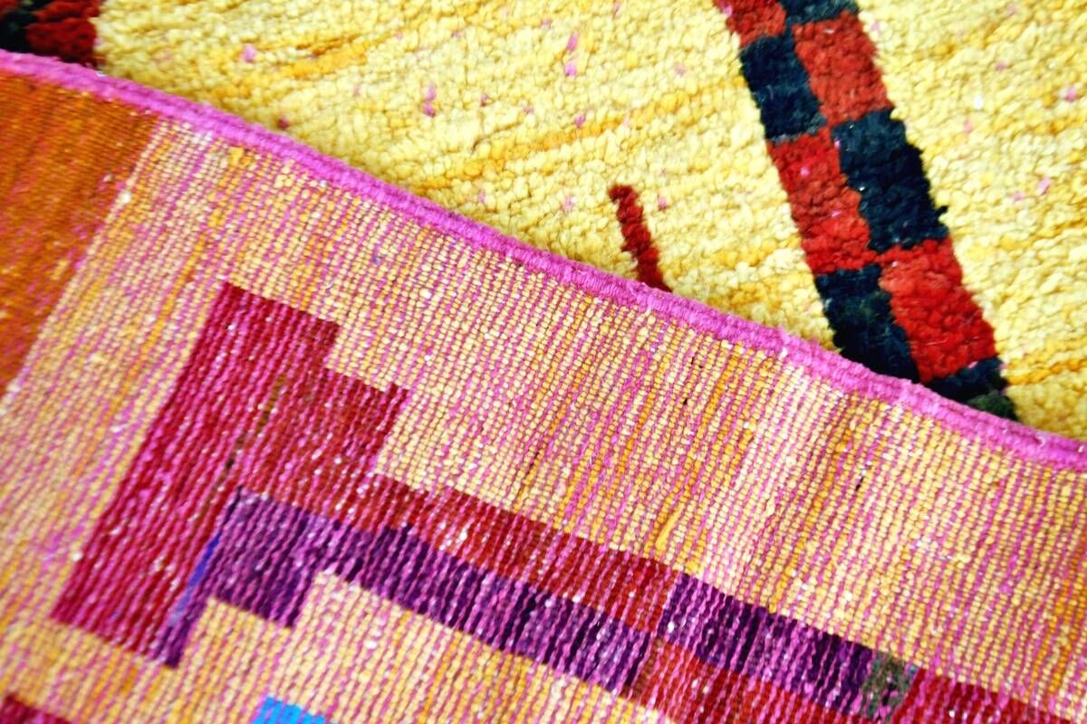 Moroccan Berber carpet hallway Boujaad 314 x 80 cm New